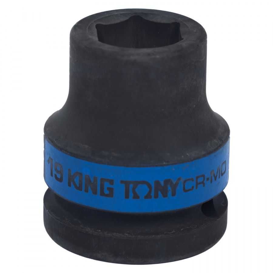 Головка торцевая ударная шестигранная 3/4", 19 мм KING TONY 653519M Торцевые головки ударные фото, изображение