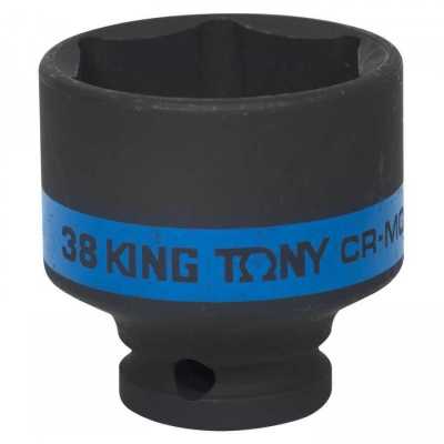 Головка торцевая ударная шестигранная 1/2", 38 мм KING TONY 453538M Торцевые головки ударные фото, изображение